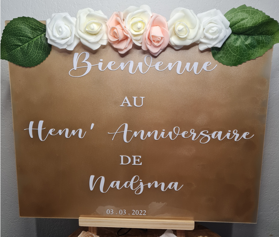 Tableau de Bienvenue
