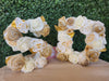 Lettres fleuries (17 cm)