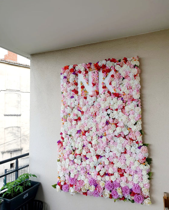 Mur de fleurs (1m50 sur 2m)