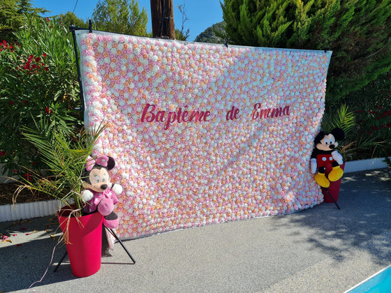 Mur de fleurs (2m x 3m)